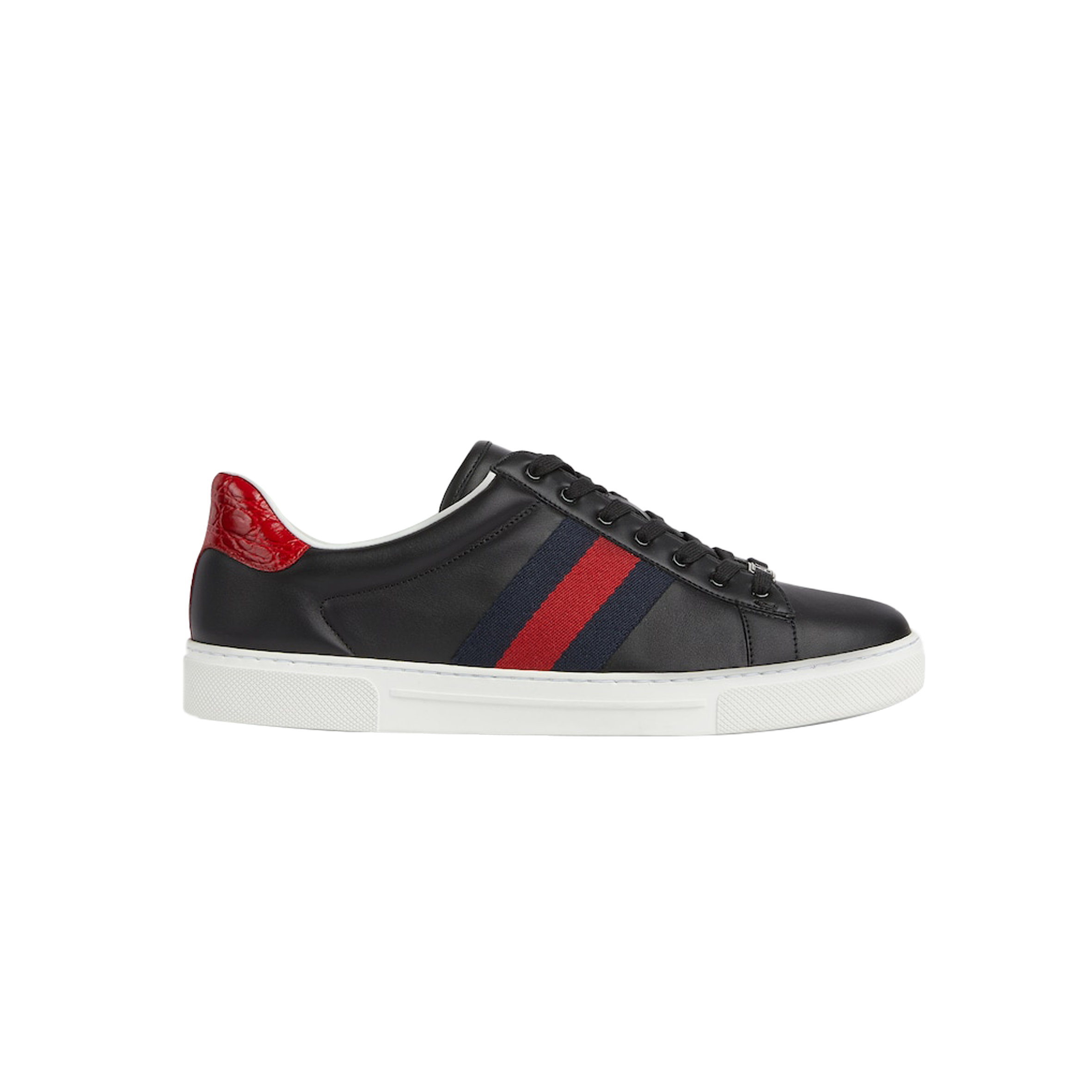 GUCCI MEN'S GUCCI ACE SNEAKER WITH WEB 757892